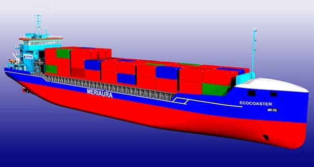 EcoCoasters to have seawater lubed propeller shaft bearings