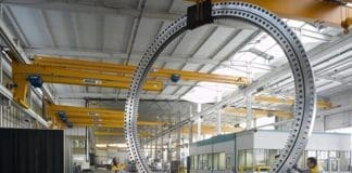 Over 15,000 Large Diameter Slewing Bearings Leave Liebherr Plants Every Year