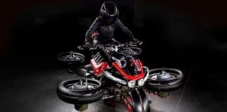 NTN-SNR works with LAZARETH on a world exclusive The first flying electric motorcycle: the LMV 496