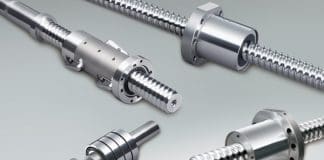 NSK ball screws used in servo-electric drives for large powder presses