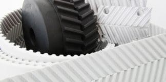 Megalinear open end timing belts