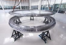 Liebherr slewing bearings ensure self-alignment of floating wind turbines