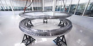 Liebherr slewing bearings ensure self-alignment of floating wind turbines