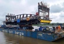 Sarens Completes the Transport and Installation of the Buda Bridge in Brussels