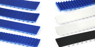 YDINS Custom Timing Belts with FDA Coatings and Cleats for the food industry