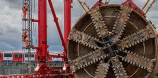Custom-Built Gantry System Aids HS2 TBMs Removal