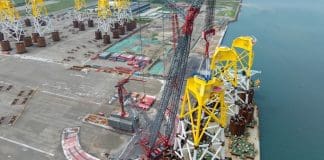 Jacket Foundations Marshalled Efficiently for Greater Changhua 2b and 4a Offshore Wind Farm